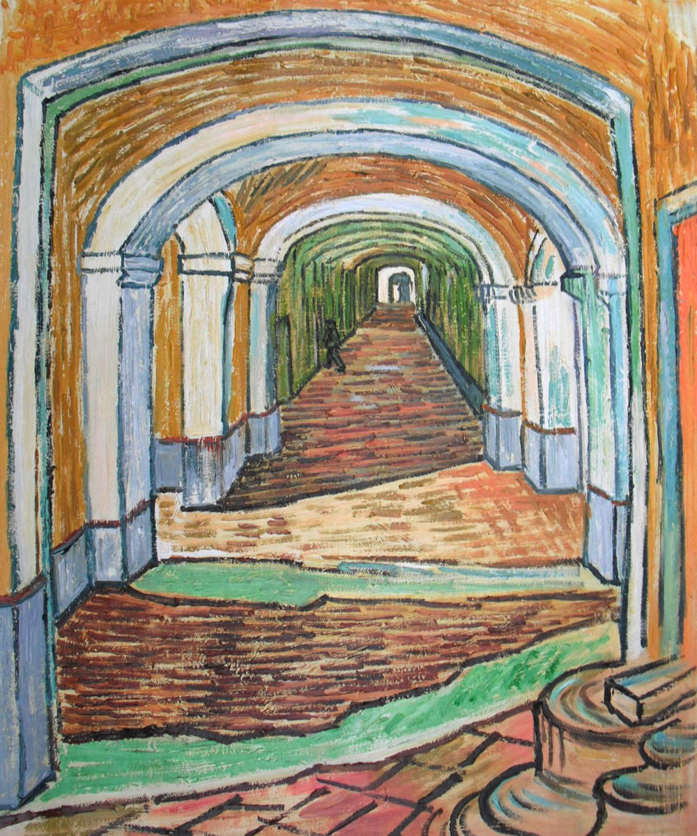 Corridor in the Asylum 1889